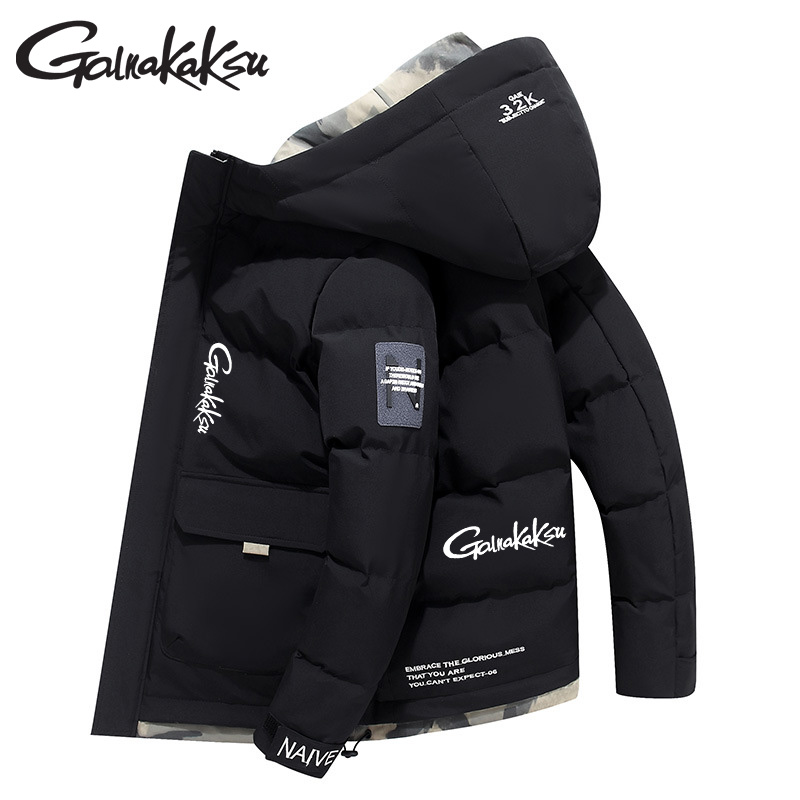 Fishing Jacket Waterproof - سميكة مقنعين سترة الصيد ، سترة