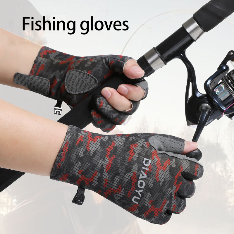 Fishing Gloves - قفازات الصيد المضادة للطعنة الربيع الصيف