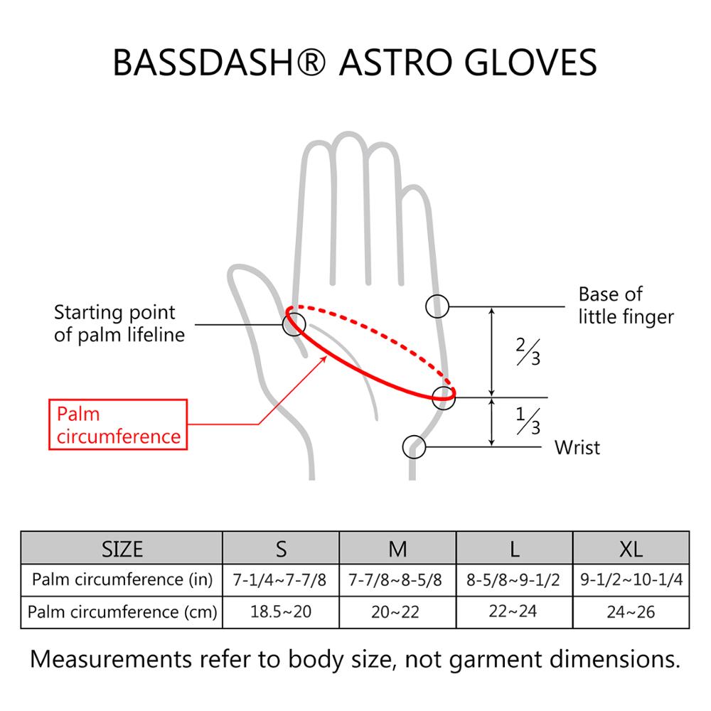 Bassdash Astro الثقيلة التأكد  - مراجعة Fishing Gloves وسعره