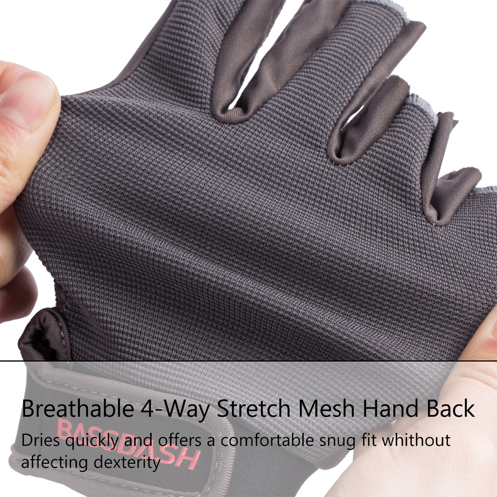 Bassdash Astro الثقيلة التأكد  - مراجعة Fishing Gloves وسعره