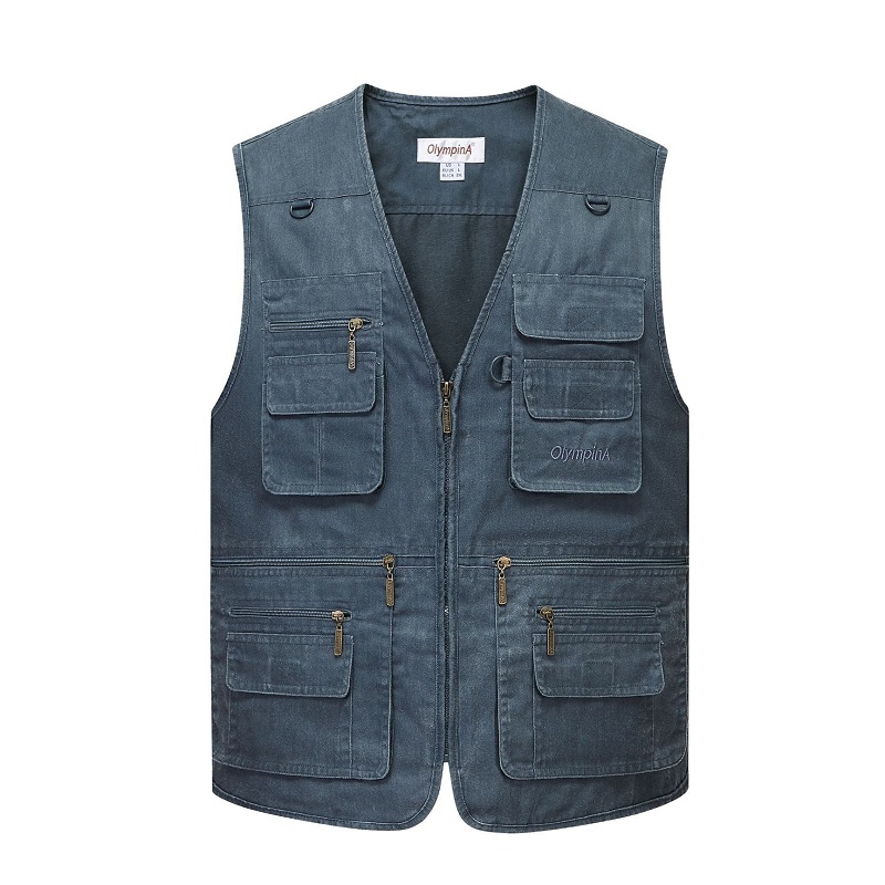 متعددة جيب الرجال سترة سستة جا - مراجعة Fishing Vest وسعره