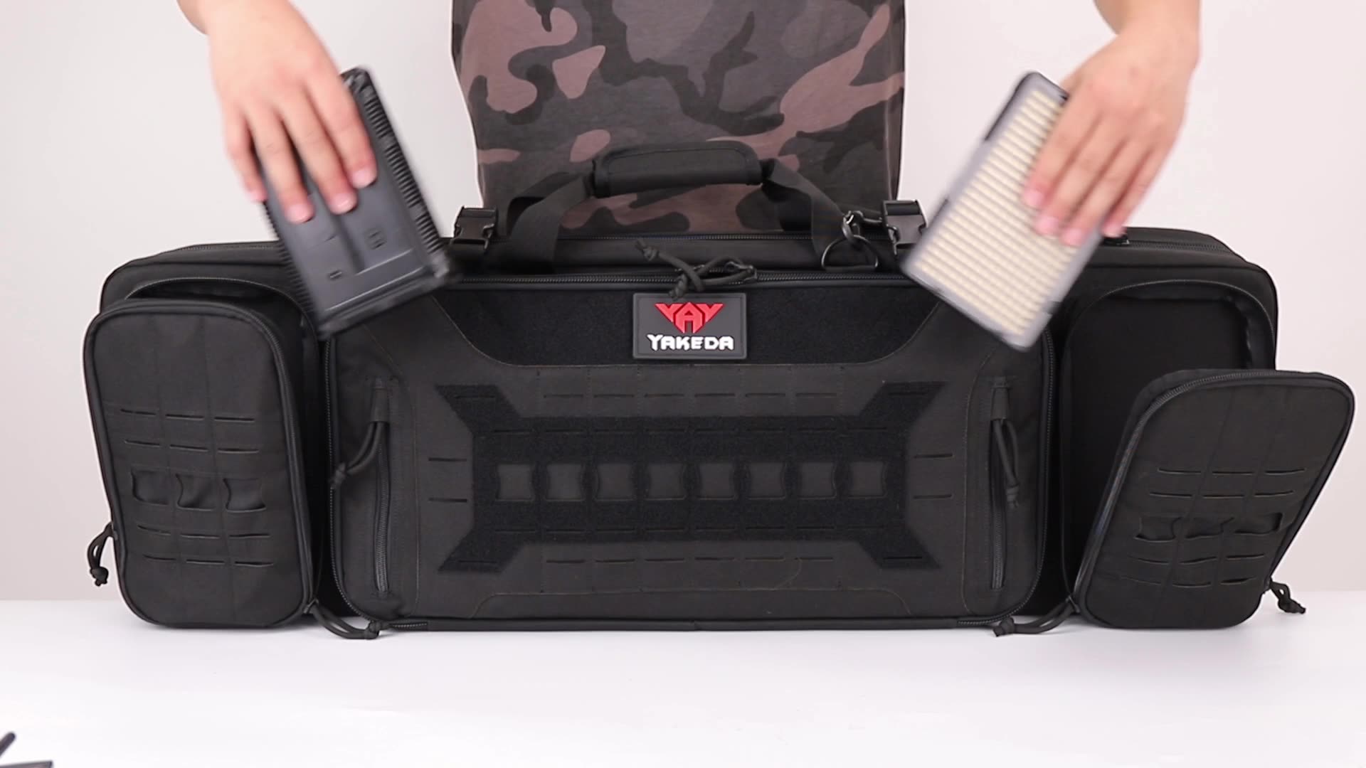YAKEDA التكتيكية حقيبة صيد منت - مراجعة Fishing Bag Waterproof وسعره
