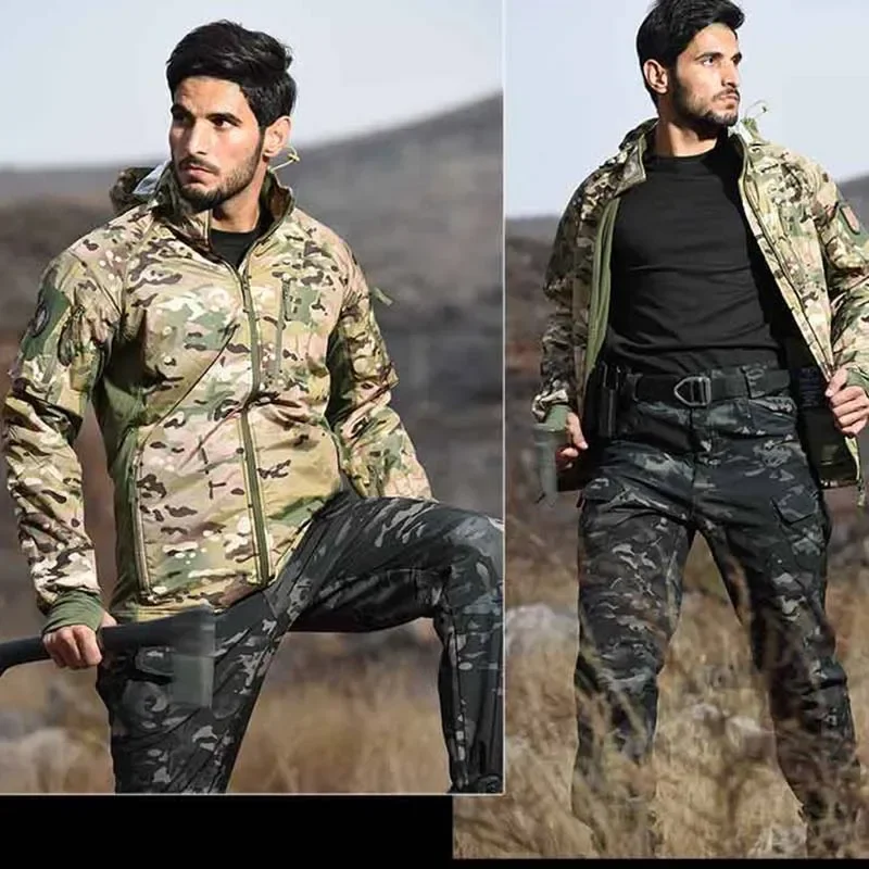 الرجال الشتاء سوفتشيل السترات  - مراجعة Fishing Jacket Waterproof وسعره