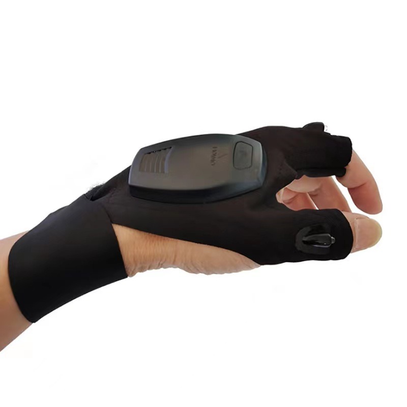 مصباح ليد جيب قفازات الصيد مضي - مراجعة Fishing Gloves وسعره